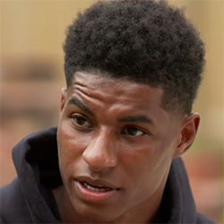Footballer Marcus Rashford has campaigned on food poverty among children 