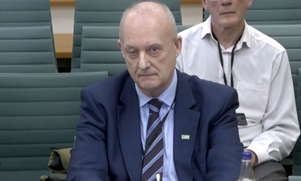 Martin Green, chief executive of Care England, talking in a Commons health and social care committee meeting