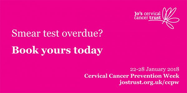 Jo's Trust - Cervical cancer prevention week