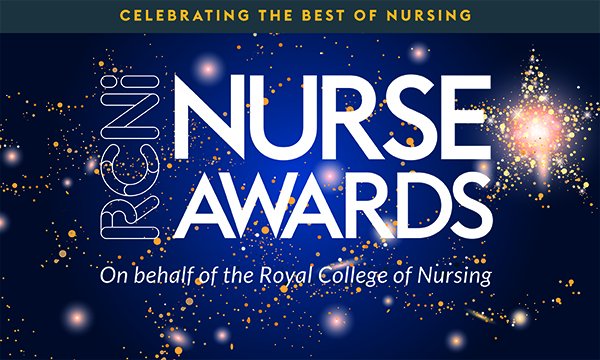 Picture shows a logo promoting the RCNi Nurse Awards.