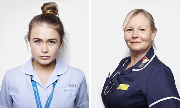 Nurses Emma Kelly and Anne Roberts